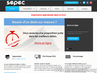 sepec.com website preview