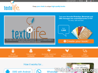 textolife.fr website preview