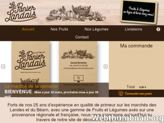 lepanierlandais.com website preview