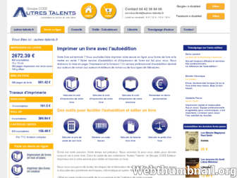 autres-talents.fr website preview