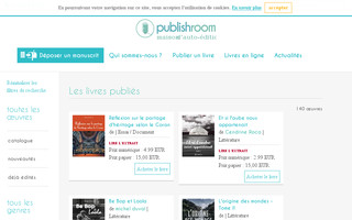 communaute.publishroom.com website preview