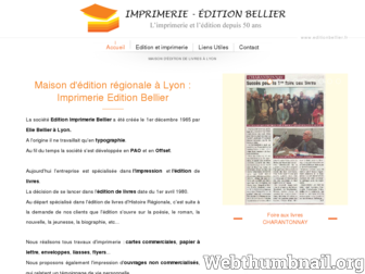 editionbellier.fr website preview