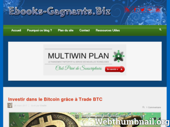 ebooks-gagnants.biz website preview