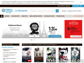 e-librairie.e-leclerc.com website preview