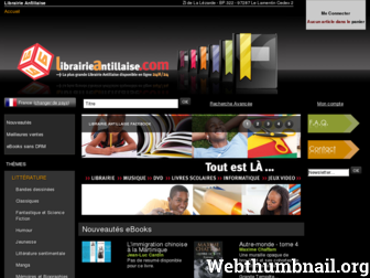 librairieantillaise.numilog.com website preview