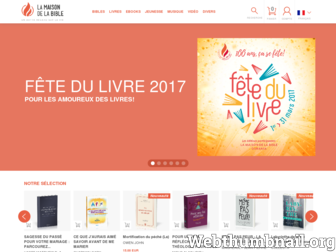maisonbible.fr website preview