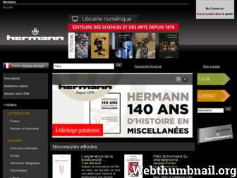 editions-hermann.numilog.com website preview
