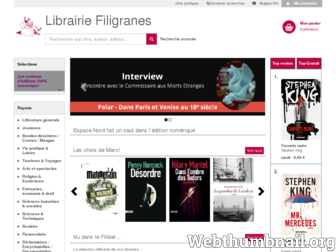 filigranes.epagine.fr website preview