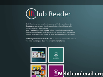 club-reader.com website preview
