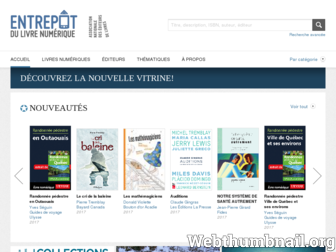 vitrine.entrepotnumerique.com website preview