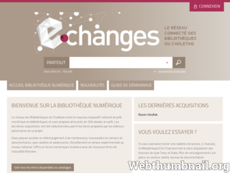 cholet.bibliondemand.com website preview