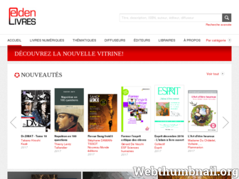 vitrine.edenlivres.fr website preview