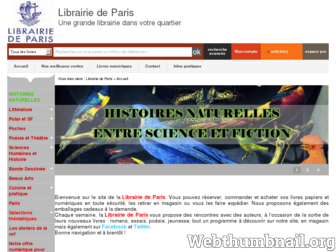 librairie-de-paris.fr website preview