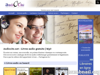 audiocite.net website preview