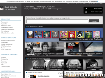 bookdoreille.com website preview