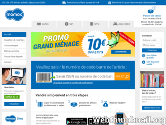 momox.fr website preview