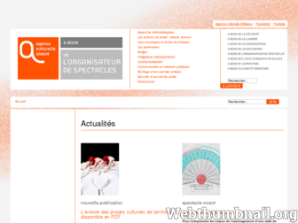 organisateur-spectacle.org website preview