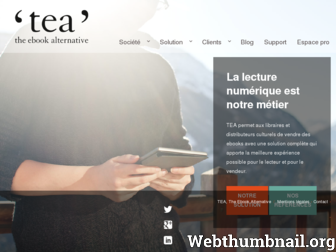 tea-ebook.com website preview