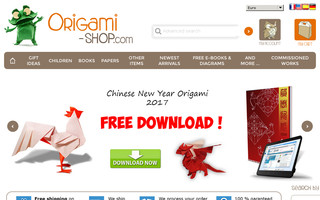 origami-shop.com website preview