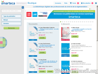 boutique.smarteca.fr website preview