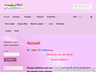 doudouedition.fr website preview