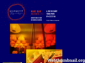 blueberrymakibar.com website preview