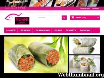 sushilounge.paris website preview