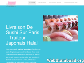 paparazzi-sushi.fr website preview