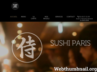 sushi-paris-nuit.com website preview