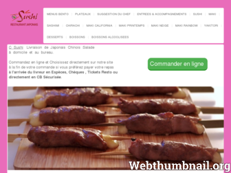 c-sushi-69.fr website preview