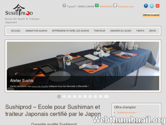 sushiprod.com website preview