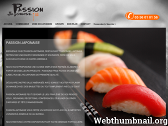 sushibordeaux33.fr website preview