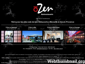 ozen-restaurant.fr website preview