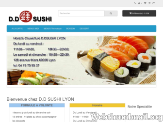 ddsushi.fr website preview