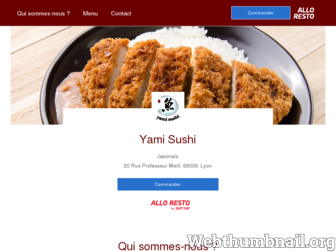 yamisushi.fr website preview
