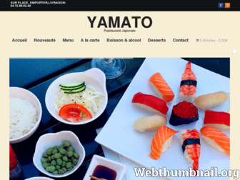 yamato-resto.fr website preview