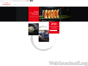 ajinomoto.fr website preview