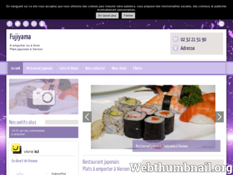 fujiyama-vernon.fr website preview