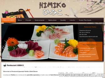 restaurant-himiko.com website preview