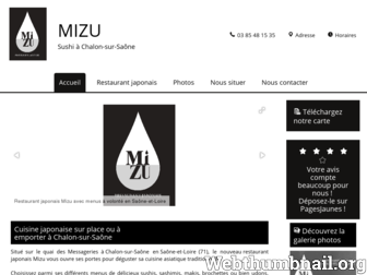 restaurant-japonais-mizu-chalon.fr website preview