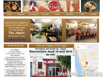 teojapon.com website preview
