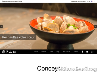 kifune.fr website preview