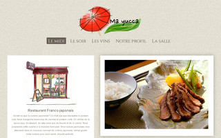 mayucca.fr website preview