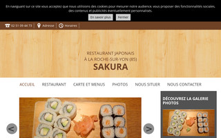 restaurant-sakura.fr website preview