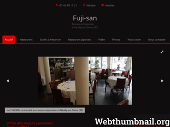 restaurant-japonais-fujisan.fr website preview