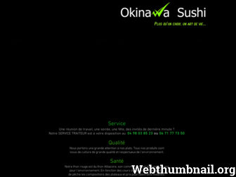 okinawasushi.fr website preview