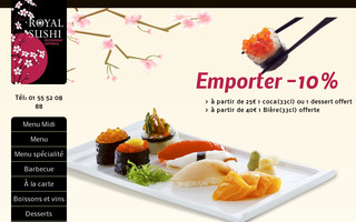 royalsushi92.fr website preview