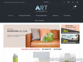 art-cuir.fr website preview