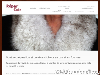 repar-cuir.com website preview