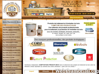 produits-traitement-bois.com website preview